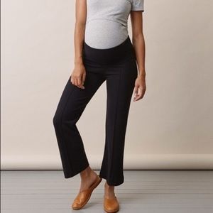 Boob maternity once-on-never-off cropped pants
